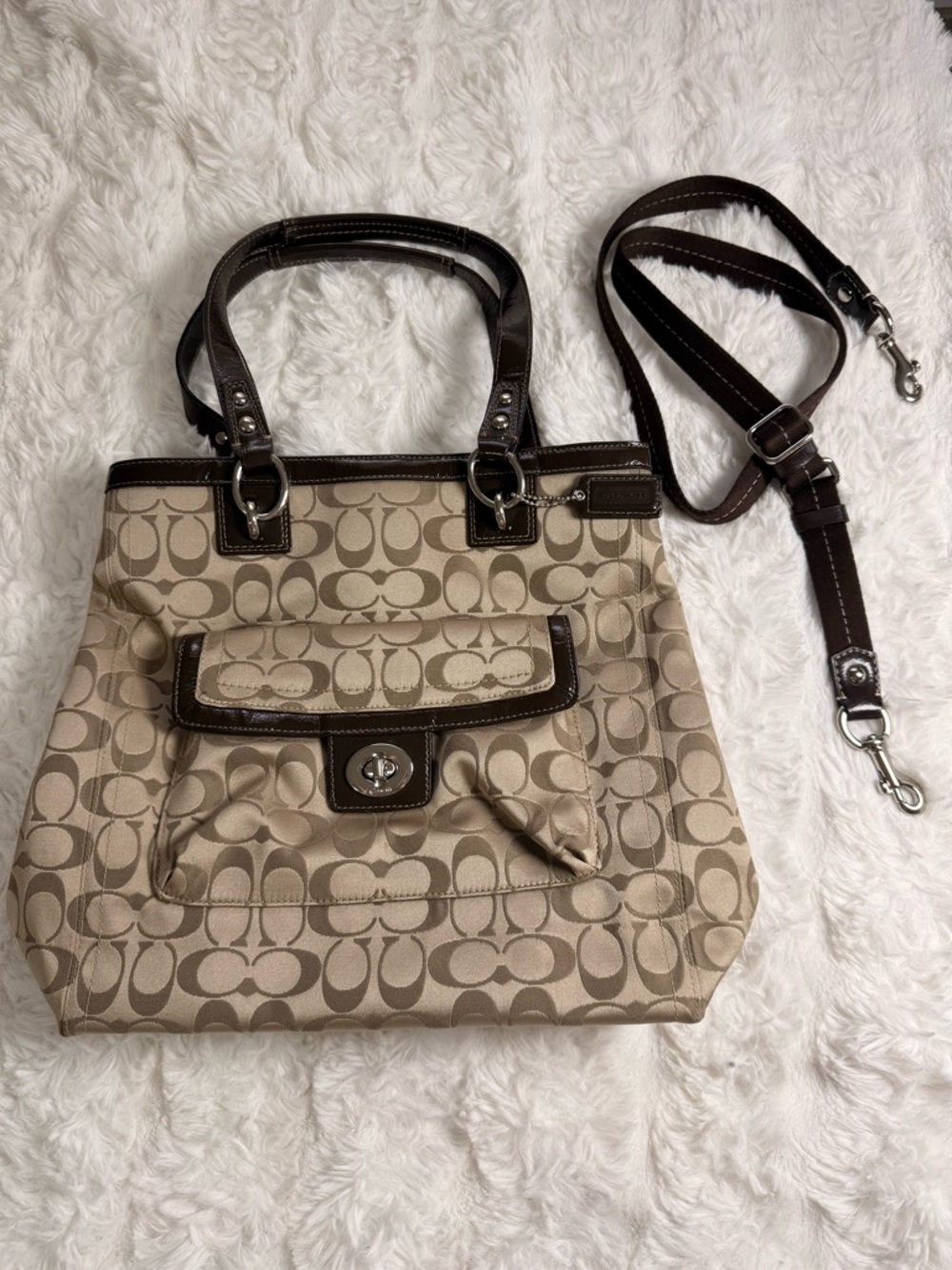 Coach Penelope Signature Satchel Tote